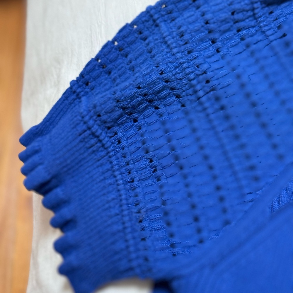 Maeve Knit Royal Blue Dress Size X-Large - Picture 5 of 5